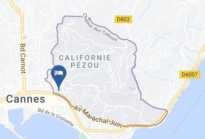 Maritime Alps - Hotel Cezanne Et Spa Maps
