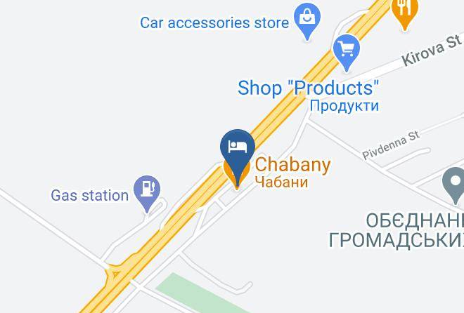Hotel Chabany Map