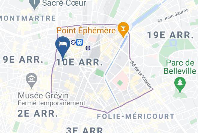 Paris - Hotel Chabrol Opera Maps