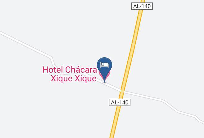 Piranhas - Hotel Chacara Xique Xique Maps