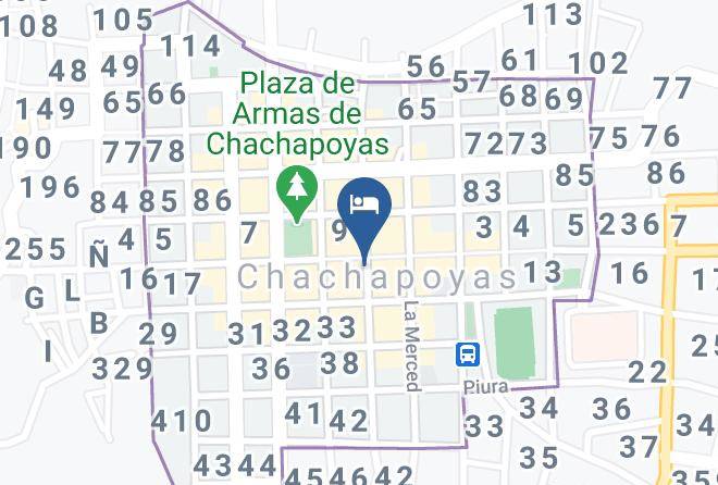 Chachapoyas - Hotel Chachapoyas Maps