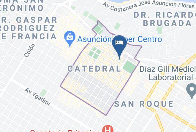 Asuncion - Hotel Chaco Maps