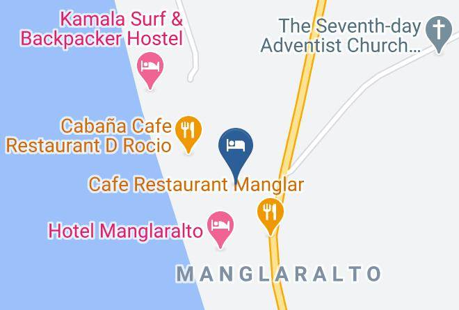Hotel Chacon Manglaralto Map