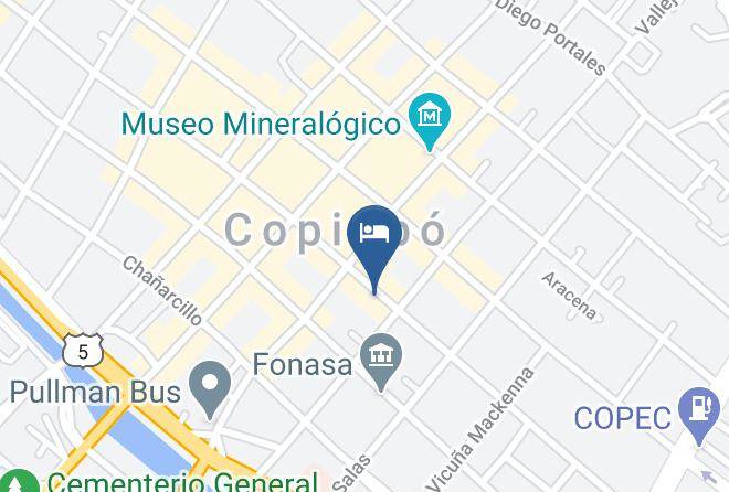 Copiapo Province - Hotel Chagall Maps