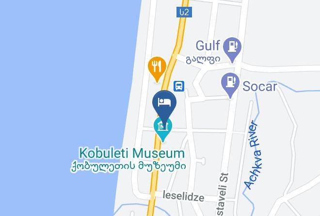 Kobuleti - Hotel Chaika Maps