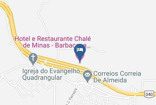 Barbacena - Hotel E Restaurante Chale De Minas Barbacena Entre Rj E Bh Maps