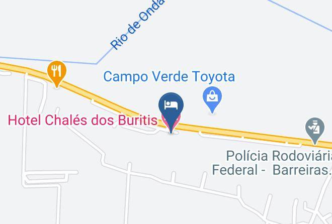Barreiras - Hotel Chales Dos Buritis Maps