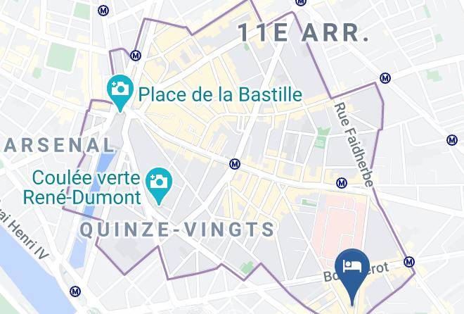 Paris - Hotel Chaligny Maps