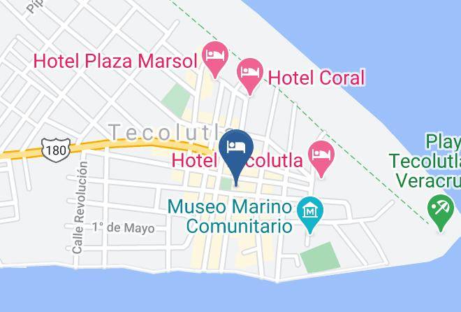 Tecolutla - Hotel Chalos & Chalos Maps