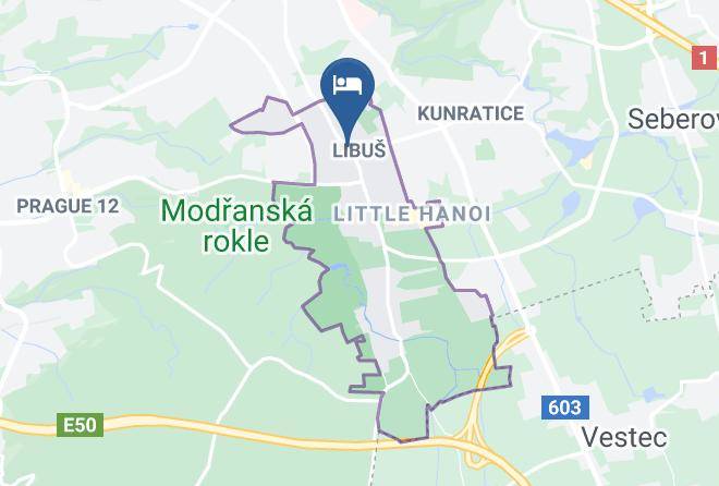 Prague - Hotel Cham Praha Maps