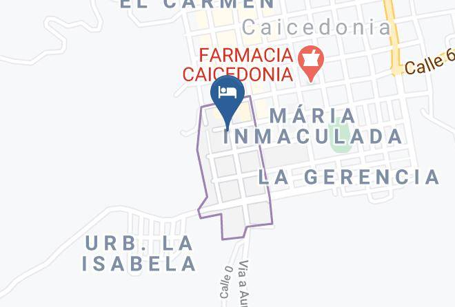 Caicedonia - Hotel Chamana Maps