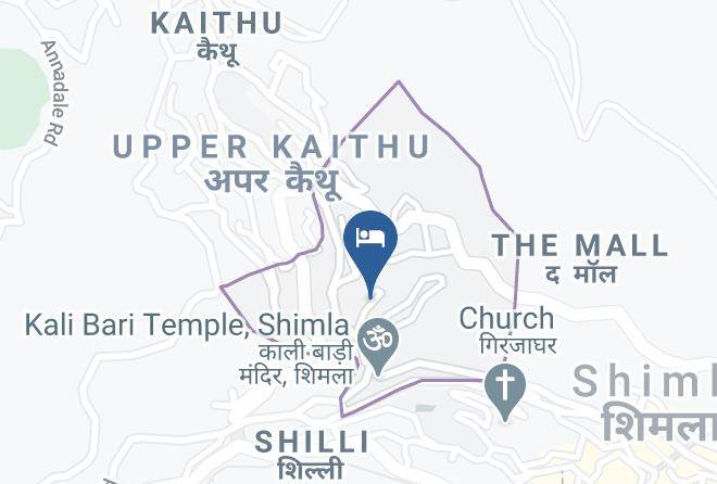 Shimla - Hotel Chaman Palace Maps