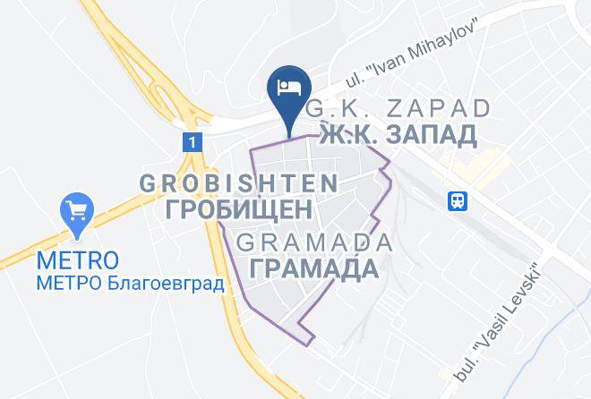 Blagoevgrad Gramada - Hotel Chamishki Maps