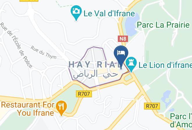 Ifrane - Hotel Chamonix Maps