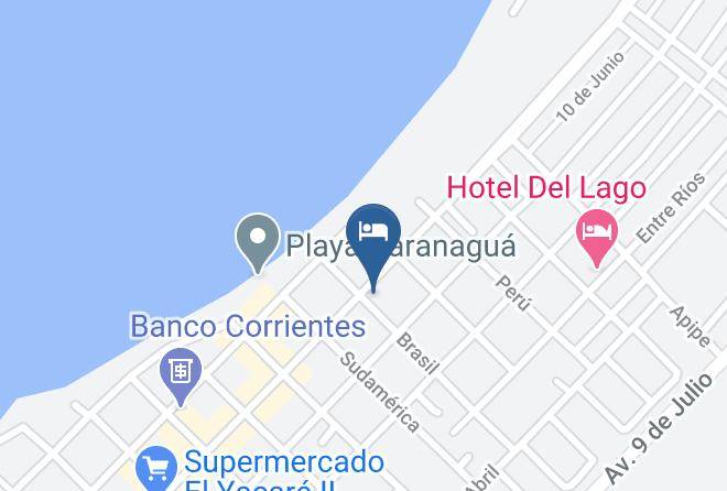 Ituzaingo - Hotel Champagne Maps