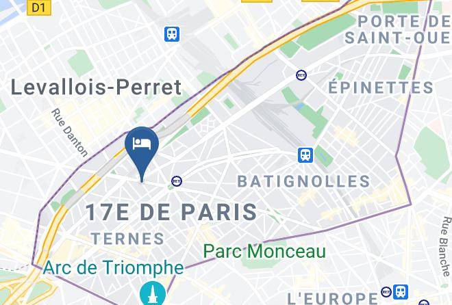 Paris - Hotel Champerret Heliopolis Maps
