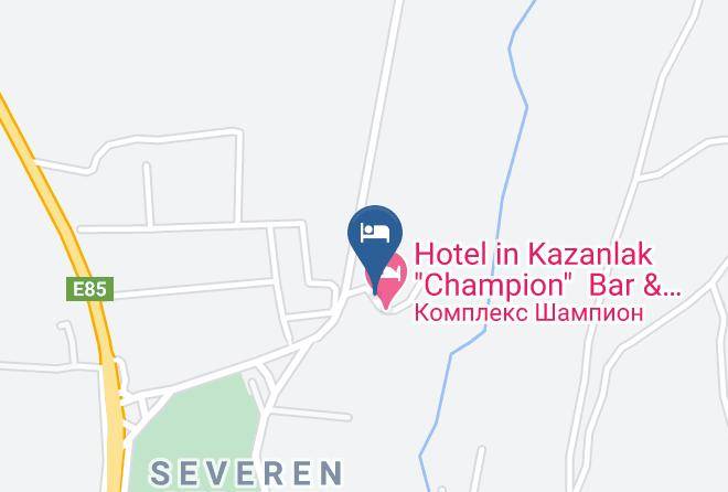 Kazanlak - Hotel Champion Maps