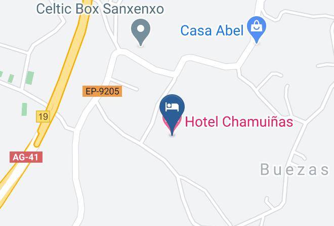 Pontevedra - Hotel Chamuinas Maps