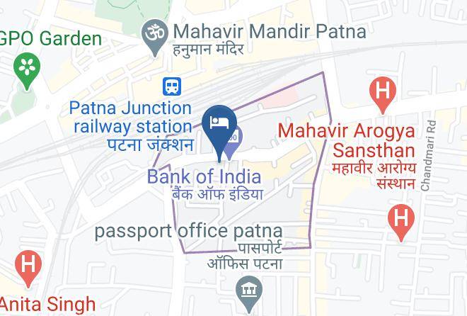 Patna - Hotel Chanakya Inn Patna Maps
