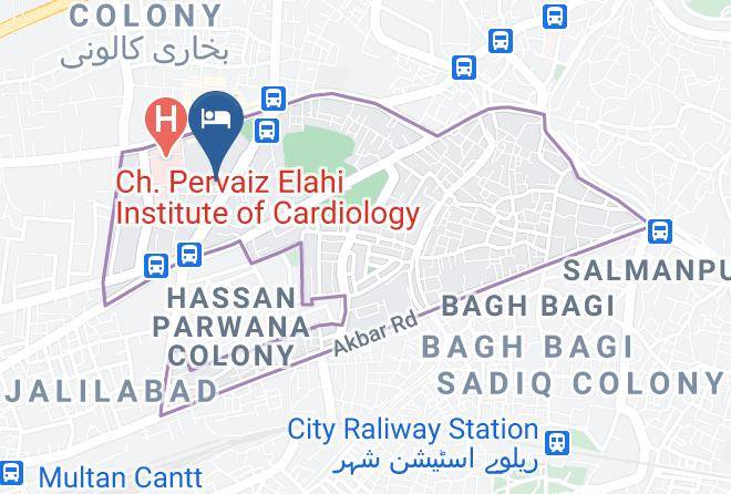 Islamabad - Hotel Chancery One Maps
