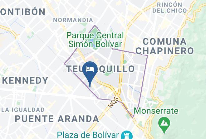 Bogota - Hotel Chandelier Maps