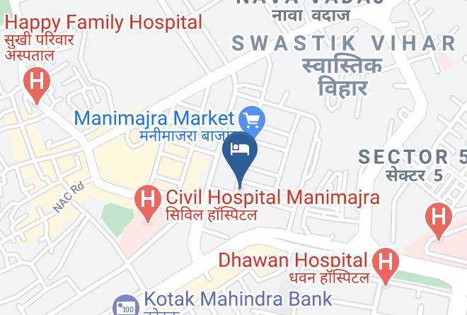 Chandigarh - Hotel Chandigarh Residency Maps