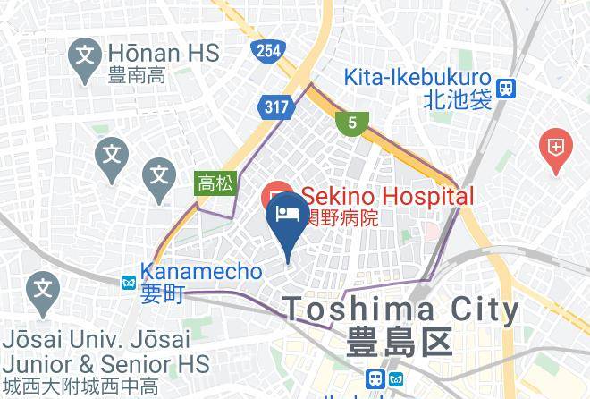 Toshima Ward - Hotel Changtee Tokyo Maps