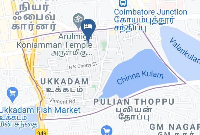 Coimbatore - Hotel Chanma International Maps
