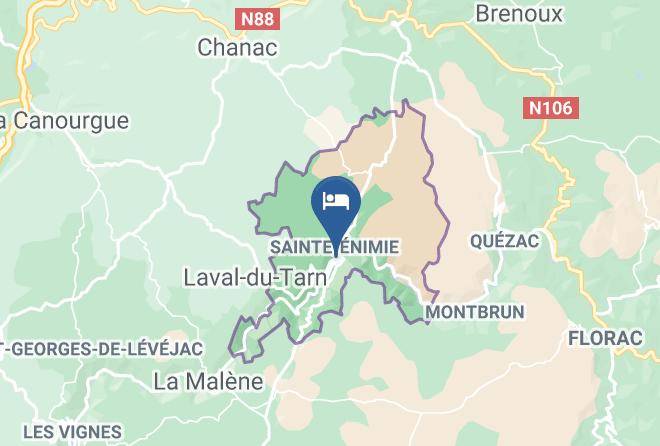 Lozere - Hotel Chante Perdrix Maps