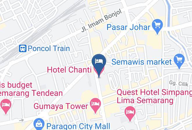Kota Semarang - Hotel Chanti Maps