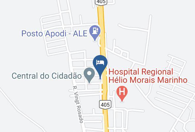 Apodi - Hotel Chapadao Maps