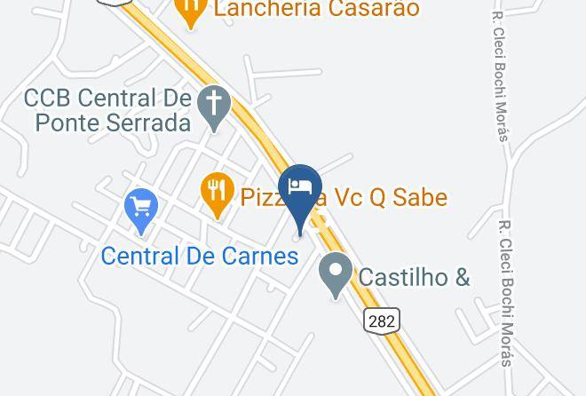 Ponte Serrada - Hotel Chapecoense Maps