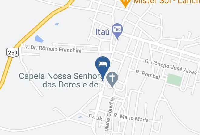 Hotel Chapeu De Sol Map