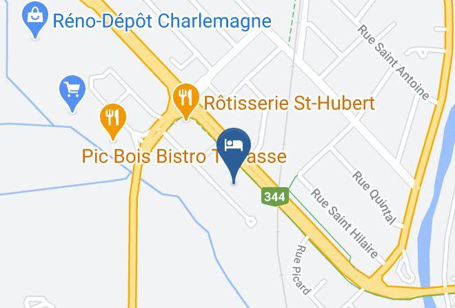 L Assomption Regional County Municipality - Hotel Charlemagne Maps