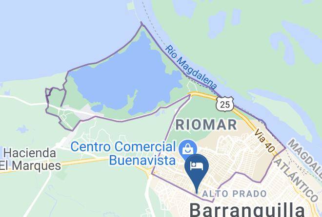 Barranquilla - Hotel Charleston Maps