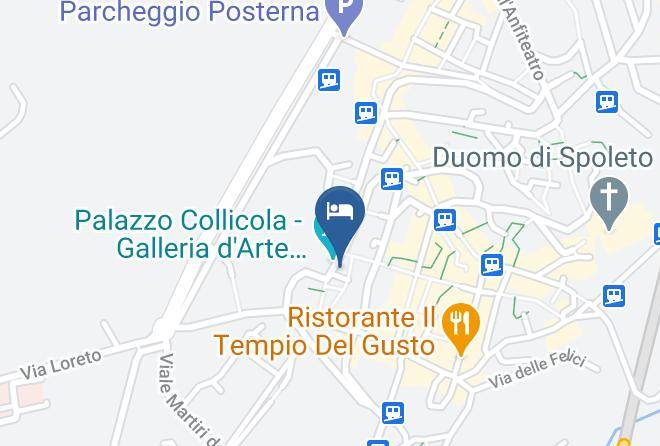 Perugia - Hotel Charleston Spoleto Maps