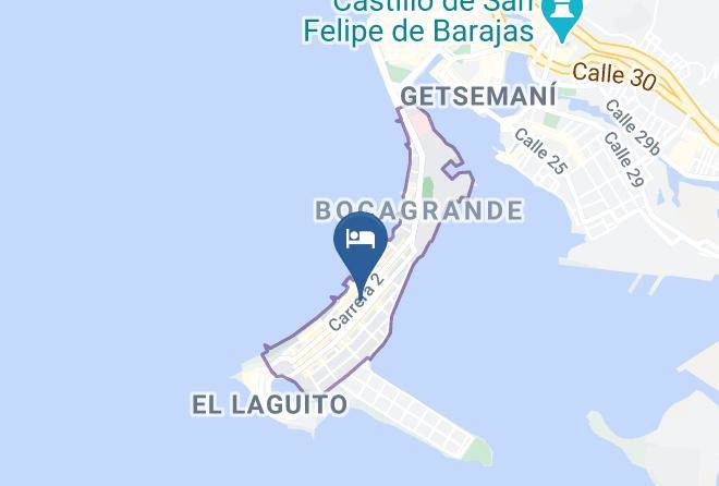 Cartagena De Indias - Hotel Charlotte Maps