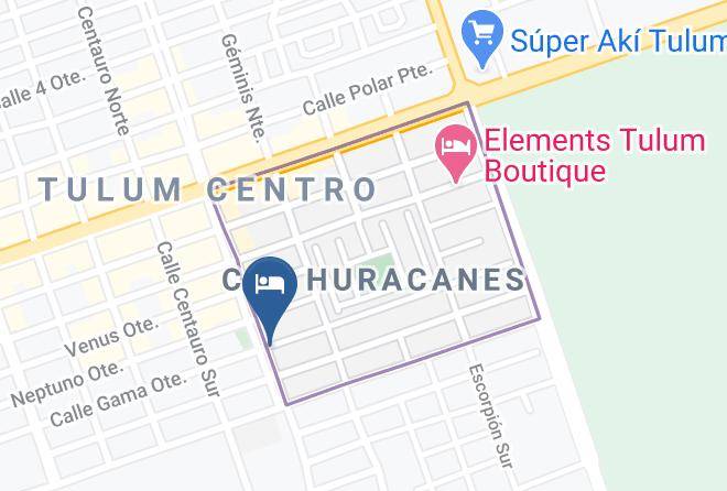 Tulum - Hotel Charlys Maps