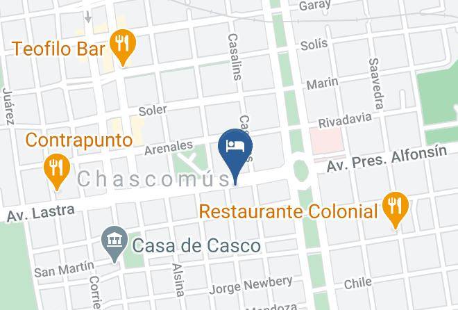 Chascomus - Hotel Chascomus Maps