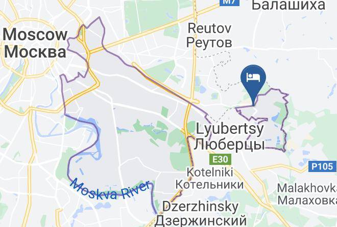 Moscow - Hotel Chasi Nekrasovka Maps
