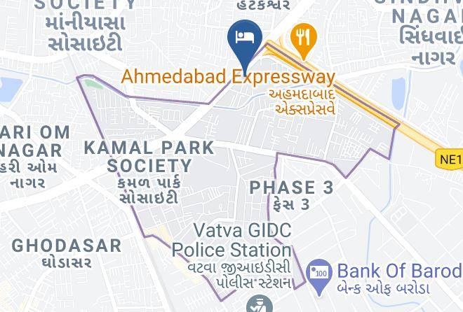 Ahmadabad - Hotel Chatako Maps