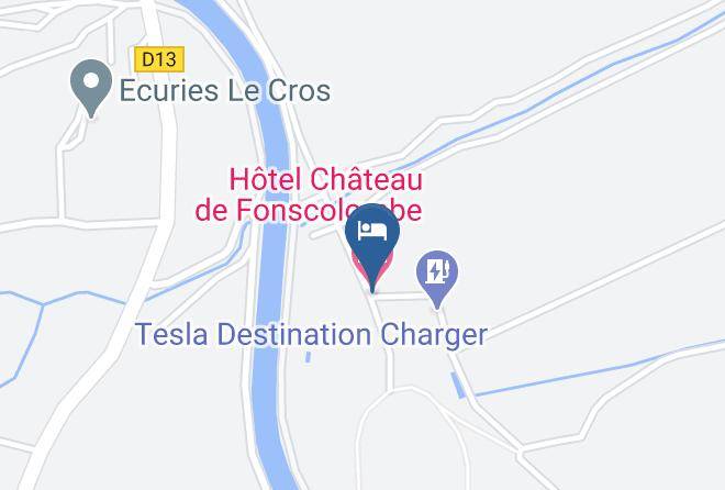 Bouches Du Rhone - Hotel Chateau De Fonscolombe Maps