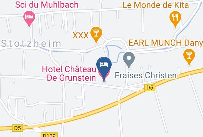 Bas Rhin - Hotel Chateau De Grunstein Maps