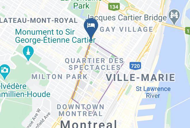 Montreal - Hotel Chateau De L'argoat Maps