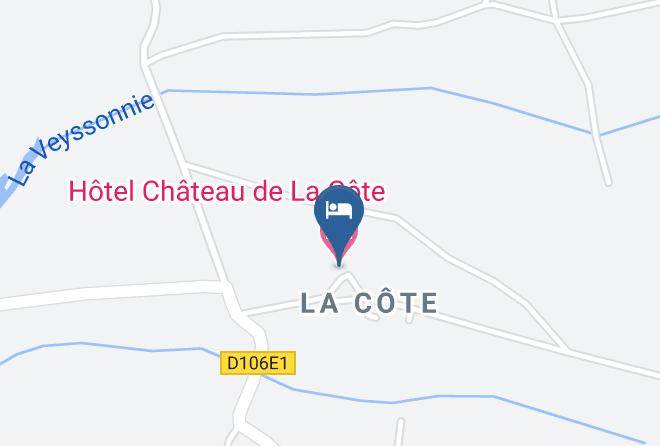 Dordogne - Hotel Chateau De La Cote Maps