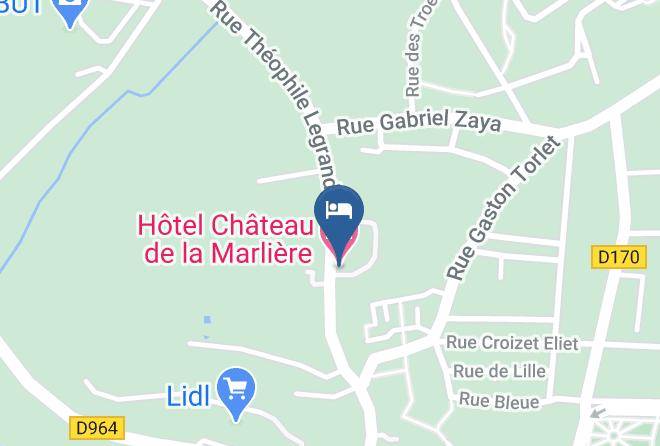 Nord - Hotel Chateau De La Marliere Maps
