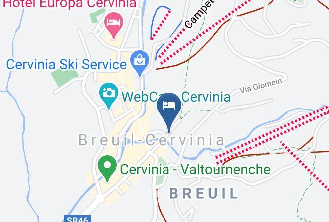 Aosta - Hotel Chateau Des Dames Maps