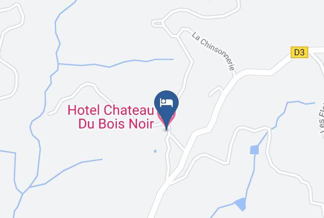 Correze - Hotel Chateau Du Bois Noir Maps