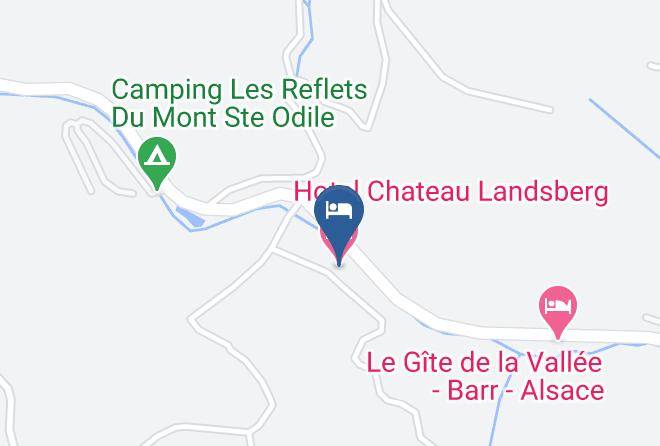 Bas Rhin - Hotel Chateau Landsberg Maps