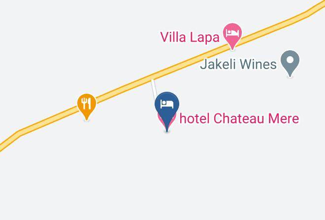 Telavi - Hotel Chateau Mere Maps
